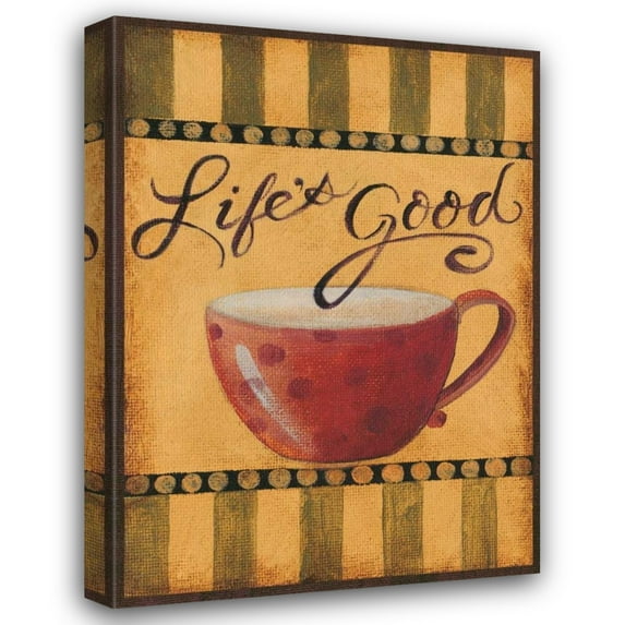 Pamela Smith 14x18 Gallery Wrapped Canvas Wall Art Titled - Lifes Good