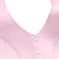 thumbnail image 4 of fheaev Front Closure Bra For Women No Underwire Plus Size Full Coverage Bras Full-Freedom Convenient Front Snap Bras Post Surgery Comfort Front Button Bra Minimizer Bra Wireless Everyday Bras, 4 of 8