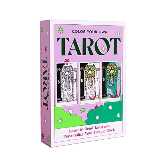 Pre-Owned Color Your Own Tarot: Learn to Read Tarot and Personalise Your Unique Deck, 9781529428070, 1529428076, Paperback,