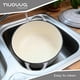 thumbnail image 5 of Olla holandesa de hierro fundido con tapa – Cacerola esmaltada antiadherente apta para horno – Batería de cocina resistente para horno holandés – Gris, 7.3 cuartos, 30 cm – de Nuovva, 5 of 5