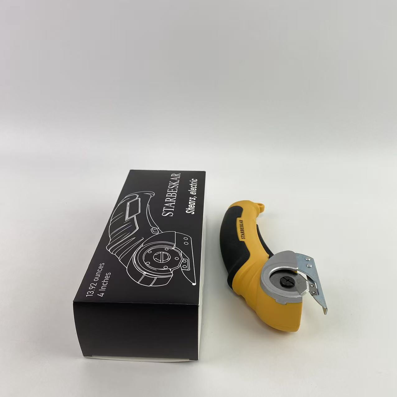 STARBESKAR Shears, electric,Cordless Electric Scissors, Rotary Cutter for Fabric and Cloth, Fabric Cutter for Carpet Leather Felt with Storage Box