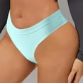 thumbnail image 5 of Sunvit-Panties Juniors Seamless Thong Underwear - Nylon-Spandex, Comfortable VPL-Free, Breathable Low-Rise, Light Blue, Size S - Ideal for Daily Wear & Form-Fitting Clothes, 5 of 9