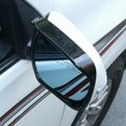 thumbnail image 3 of for Toyota Prado FJ150 2010-2021 Black Rearview Side Mirror Rain Eyebrow Trim, 3 of 4