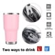 thumbnail image 3 of Vaso Térmico Portátil De Acero Inoxidable 30oz Con Calor/frí Color Rosa, 3 of 8