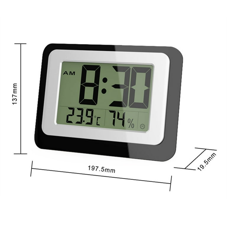 Large Temp Humidity Meter, Multipurpose Thermometer Hygrometer