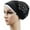 Black, variant on Herrnalise Women Muslim Stretch Turban Hat Chemo Cap Hair Loss Scarf Wrap Hijib Cap