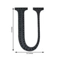 thumbnail image 3 of Efavormart 6" Letter U Black Self-Adhesive Rhinestone Number Stickers for DIY Crafts, Handicraft Art, Graduation Cap Decorations Birthday Party, Wedding Alpha-Numeric stickers, 3 of 10