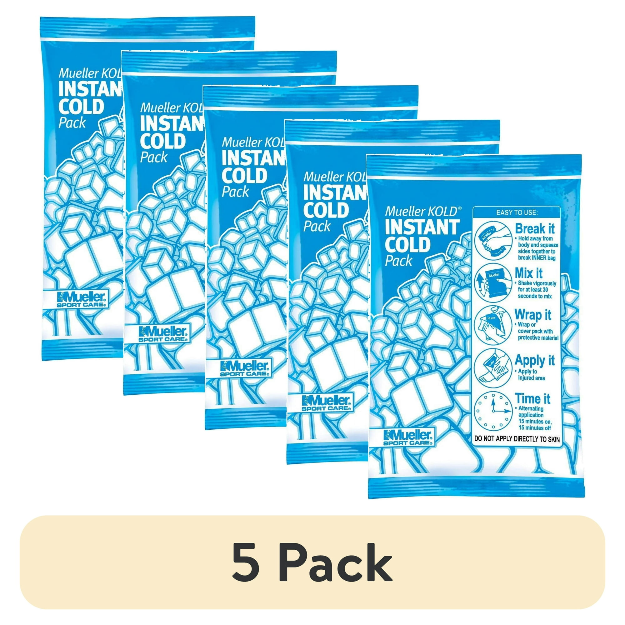 (5 pack) Mueller Sports Medicine Kold Instant Cold Pack