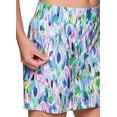 thumbnail image 3 of RBX Active Women's Modern Printed Zipper Pocket Woven Golf Tennis Pickleball Skort, 3 of 5