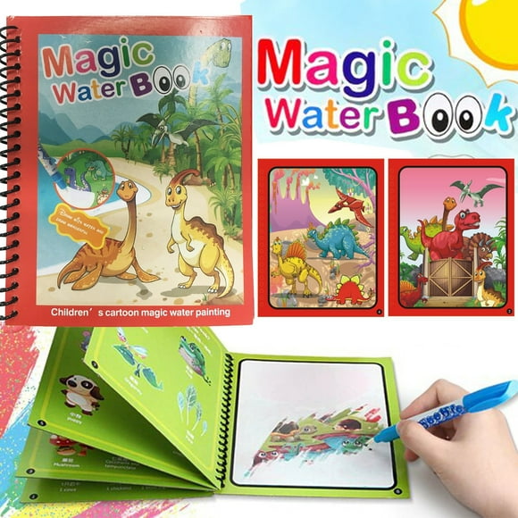 Baby Savings!Toys Games Kids,Christmas Decorations,Baby Toys Clearance,Novelty Gag Toys for Girls Boys,Christmas Gifts for Kids, Water Drawing Book Water Reusable Doodle Board for Kids 10ml