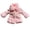 Pink, variant on LNMQLPDBS Baby Girls Fluffy Faux Fur Coat Toddler Warm Plush Jacket Kids Winter Luxury Outerwear Girls Soft Sherpa Overcoat Casual Cold Weather Daily Wear with Ruffle Hem and Collar