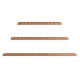 thumbnail image 7 of American Art Decor Walnut Scallop Floating Wall Shelf Set of 3, Wood Picture Ledge Shelves with Lip, Shabby Chic Decorative Wall Shelves for Nursery, Gallery, Bathroom & Living Room Decor, 7 of 7