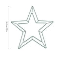 thumbnail image 2 of Decorative Wreath Frames for Floral Arrangements Star Heart Cane Shapes Home Decor, 2 of 7