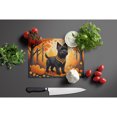 thumbnail image 3 of Carolines Treasures DAC1032LCB 15 x 12 in. Unisex Black Cairn Terrier Fall Glass Cutting Board - Large, 3 of 5