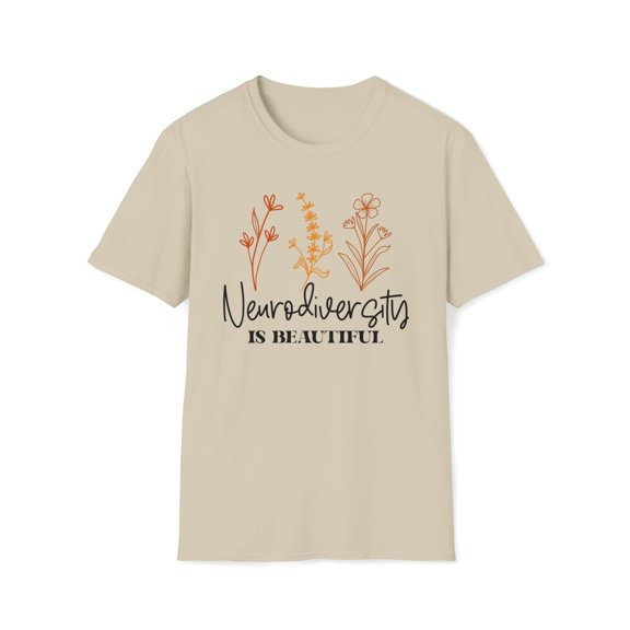 Neurodiversity Is Beautiful, Gildan Unisex T-Shirt, Graphic Tee, S-3XL