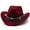 Wine, variant on MUXiin Kids Cowboy Hat With Bandanna, Toddler Baby Cowboy Hat With Tassel Belt, Cowgirl Hat for Girls