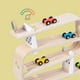 thumbnail image 4 of Juguete de rampa de coche de madera con pista de juguete Montessori juguete pista coche de juguete para el hogar niños, 4 of 7