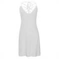 thumbnail image 3 of WILLBEST Vestido Casual De Mujer, Primavera Y Verano 2025, Color Liso, Moda Informal, Vestido De Playa Con Tirantes, 3 of 3