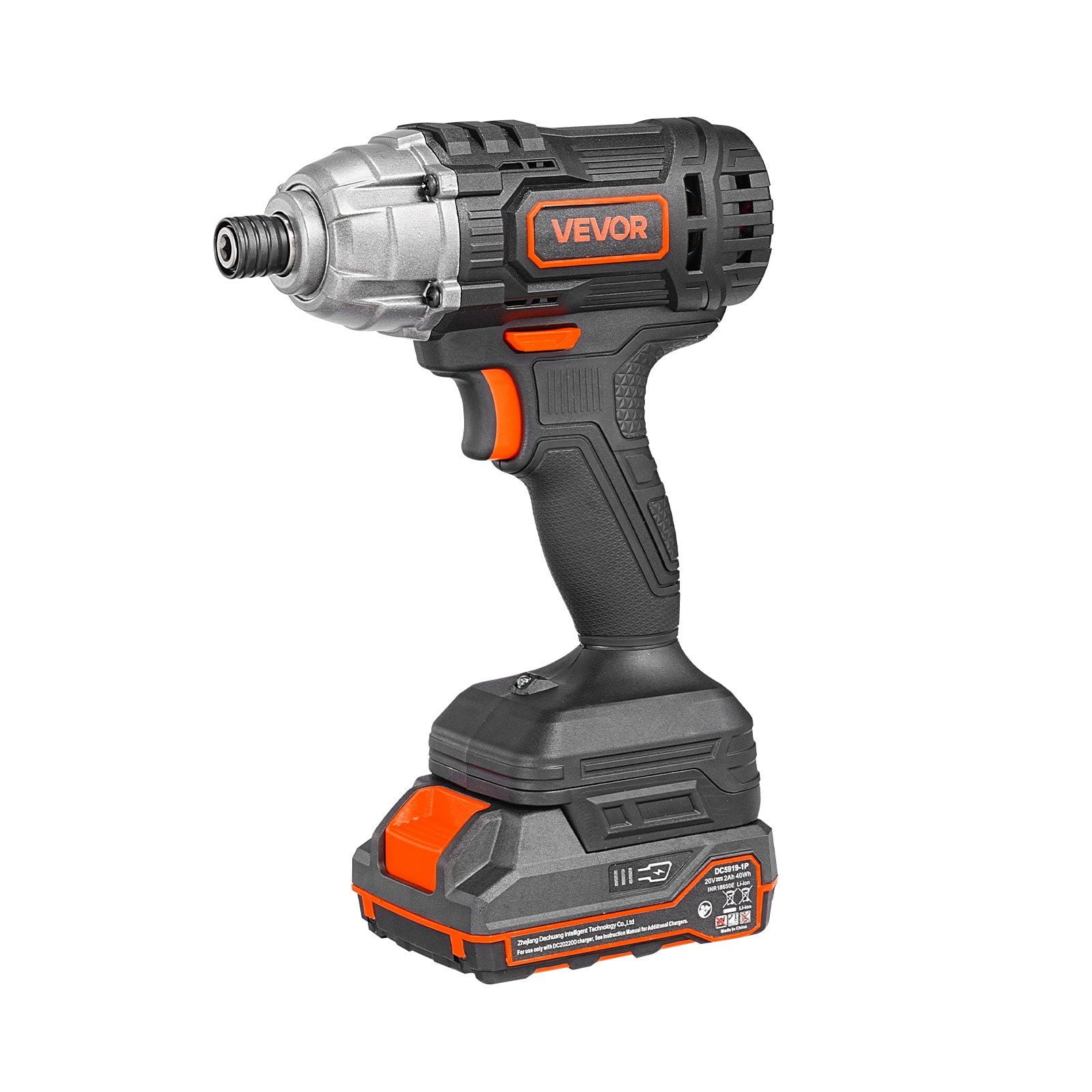 20V Impact Driver Kit 1/4" Hex, 2800 RPM High Performance Motor, Includes Battery, Fast Charger, 10-Piece Bits & LED Light for Furniture, Electrical Fixes