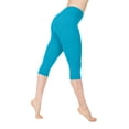 thumbnail image 2 of Kelon Yoga Pants, Capri Leggings for Women High Waisted Capri Leggings for Women Tummy Control Yoga Pants Women, 3XL, 2 of 5