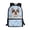 Bulldog Pattern, variant on UK Turtle Multiple Pockets Backpack for Outdoor Travel, Adjustable Buckle Large Capacity School Backpack Fade Resistant Student Bookbag