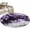 Purple, variant on Round Area Rugs Collection 3.3 Ft, Purple Black Geometric Non-Slip Residential Carpet, Modern Abstract Crystals Artwork Indoor Crawling Mats Doormat Runner Rugs Play Mat for Bedroom