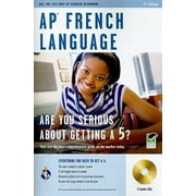 AP French Language Exam with Audio CD: 2nd Edition (Advanced Placement (AP) Test Preparation) [Paperback - Used]