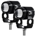 thumbnail image 1 of Tignapoo G0027 Dual-Color Motorcycle Auxiliary Lights - White & Amber LED, 2-Pack, IP67 Waterproof, Adjustable Mounting, 6000LM, 60W, for All Vehicles, 1 of 6