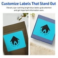 thumbnail image 4 of Avery Printable Rectangle Labels, Bright Blue, 5" x 3.5", 160ct, 4 of 11