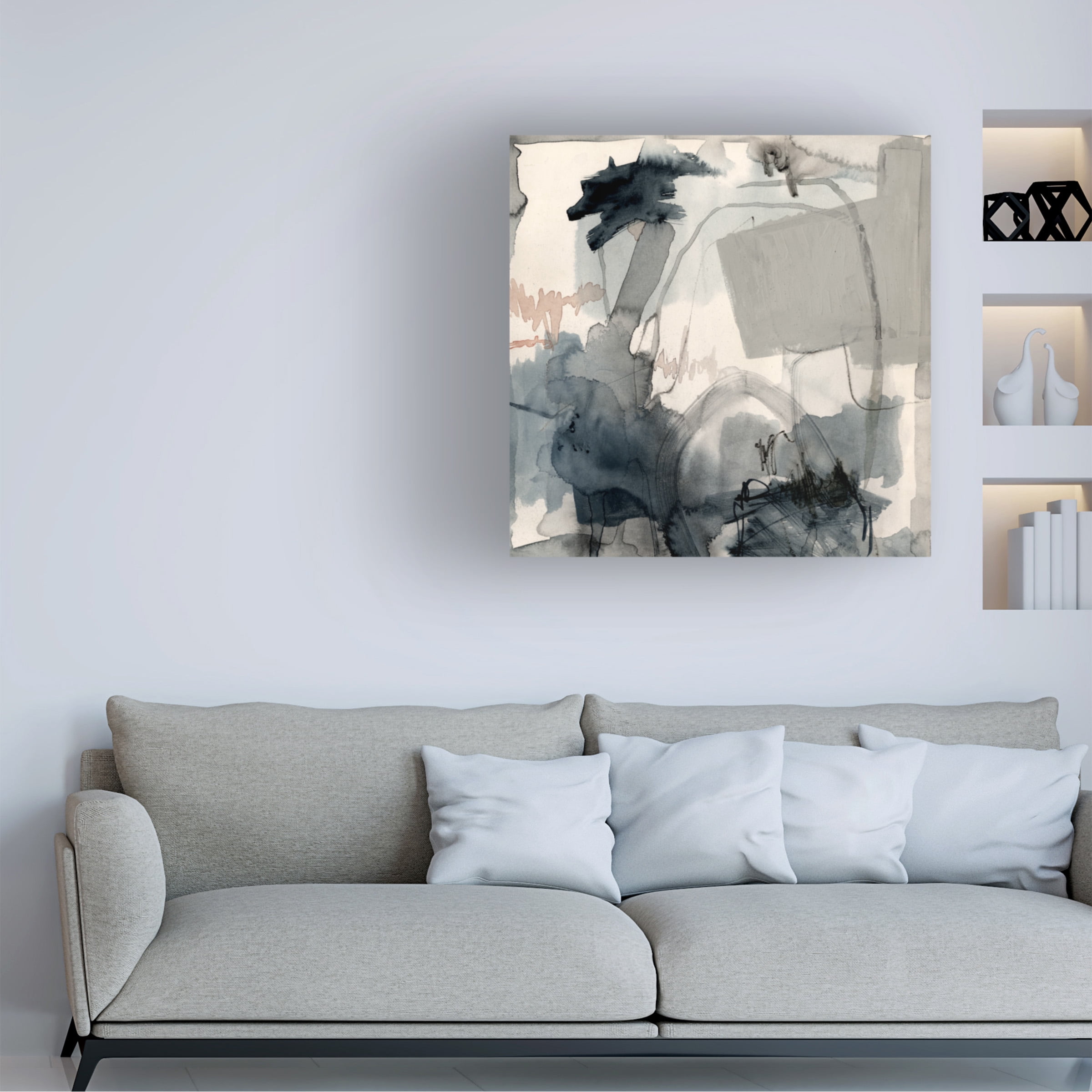 Victoria Barnes 'Torrential II' Canvas Art