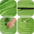 thumbnail image 5 of 3FT Bean Bag Chair Bean Bag Chairs for Adults Bean Bag with Filler Big Beanbag Chair for Gaming Large Memory Foam Bean Bags with Dutch Velet Cover for Living Room Bedroom, (36×36×24")-Lime, 5 of 15