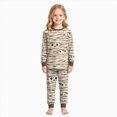 thumbnail image 2 of TOWED22 Kids Pajamas for Boys Girls Cute Graphic Sleepwear Toddler Clothes Halloween Outfit 2pcs Long-Sleeve Sleepwear, 2 of 9