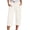 Beige, variant on Bibifish Womens Pants Trendy Casual Solid Color 3/4 Length Drawstring Elastic Waist Capris With Pockets Comfortable Sports Pants