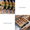 thumbnail image 6 of Placemats Set of 6, Spring Dog Woven Placemat, Linen Place Mats for Kitchen/Dining Tables, Black Watercolor Botanical Floral Sunflower Washable Table Mats for Party, 6 of 8