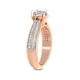 thumbnail image 4 of 5 Carat IGI Certified Cushion Shape Lab Grown Diamond Engagement Ring | 14K Rose Gold | Sandra Side Stone Diamond Ring | FG-VS1-VS2 Quality Friendly Diamonds, 4 of 5