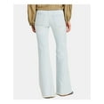 thumbnail image 2 of FREE PEOPLE Womens Light Blue Denim Stretch Flare Jeans Size: 26 Waist, 2 of 4