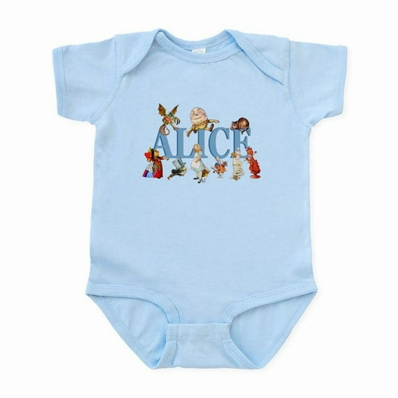 CafePress - Alice & Friends In Wonderland Infant Bodysuit - Baby Light Bodysuit, Size Newborn - 24 Months