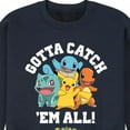 thumbnail image 3 of Pokémon - Gotta Catch 'Em All Group - Men's Crew Neck Fleece Pullover, 3 of 5
