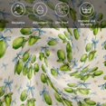 thumbnail image 6 of Green Lemons Cloth Napkins, Summer Watercolor Blue Bows Fruits on Linen Washable and Reusable Dinner Napkins Set of 2, Table Napkin for Kitchen Party Birthday Wedding Hotel Housewarming 20"x20", 6 of 9