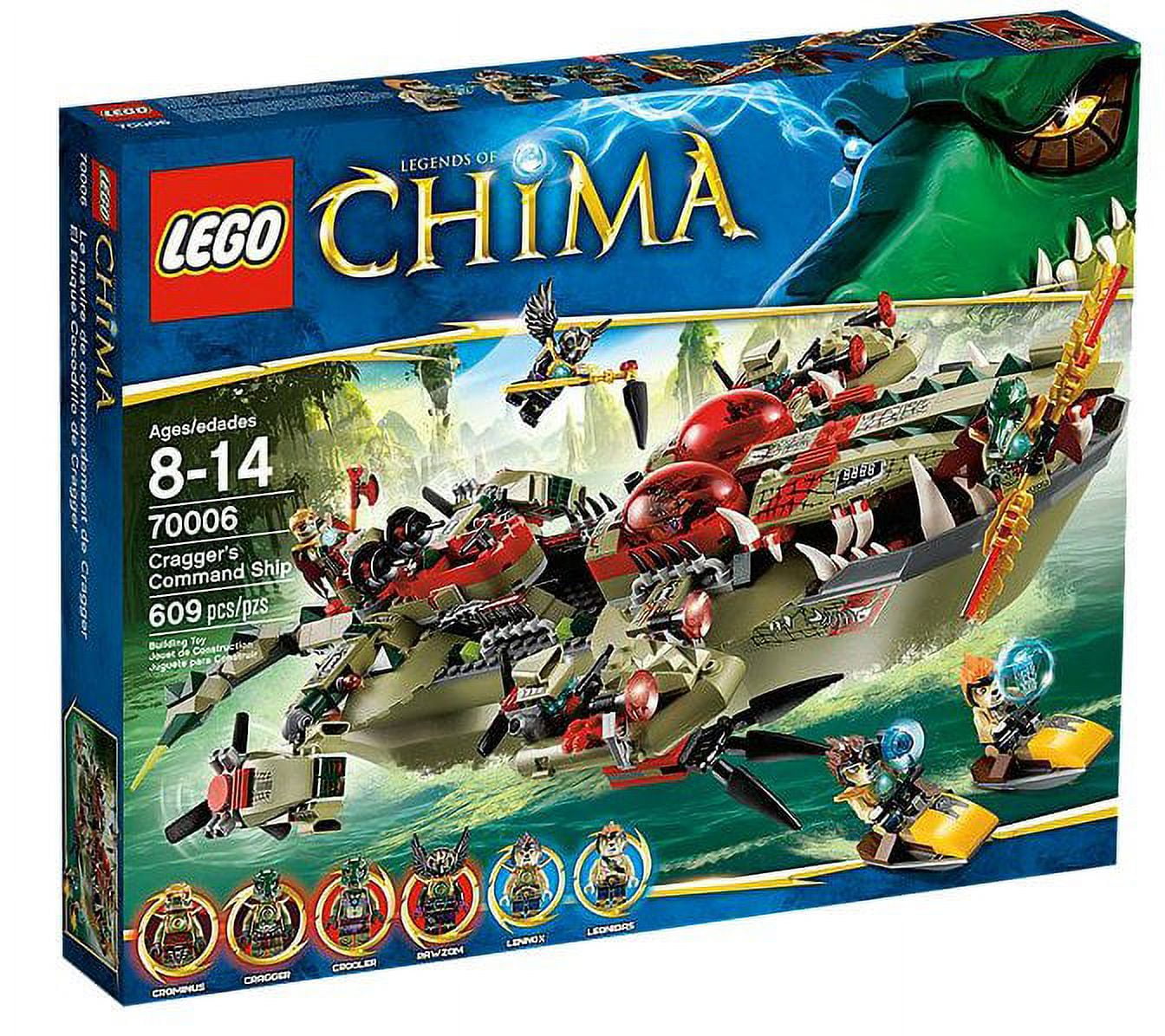 LEGO® Legends of CHIMA® Cragger's Command Ship w/ Minifigures