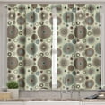 thumbnail image 2 of Ambesonne Colorful Valance & Curtain, Oriental Round Motifs, 55"x24", Multicolor, 2 of 6