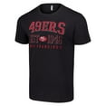 thumbnail image 2 of Men's Starter Black San Francisco 49ers Throwback Logo T-Shirt, 2 of 3