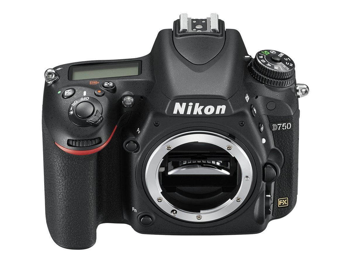 Nikon D750 Professional DSLR Full-Frame Camera, 24.3MP, WiFi, Black (Body  Only) - Walmart.com