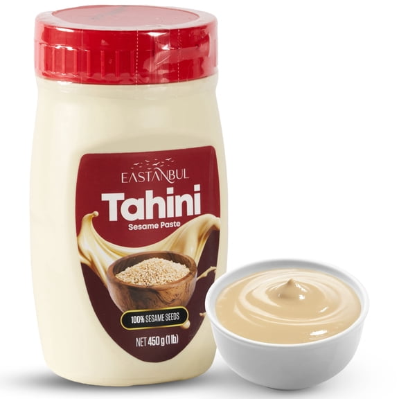 Eastanbul Tahini, Tahini Paste for Hummus, Tahini Cream, Tahini Sauce,1lb