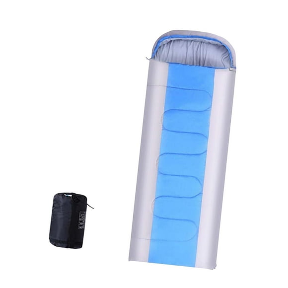 Saco de dormir tipo sobre, ligero, portátil, compacto, para las , saco de dormir para acampar, para viajes, senderismo al aire libre, Azul Gris 1.8kg