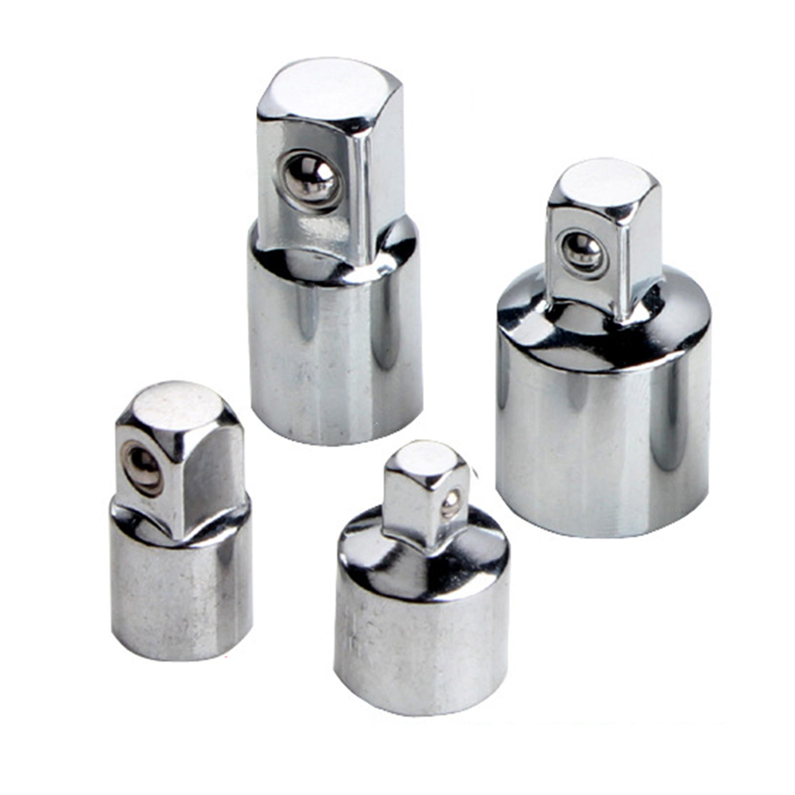 Impact Drive Ball Detent Square Ratchet Wrench Adapter Set Sleeve Crv