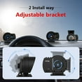 thumbnail image 2 of 6pcs/set Ap-6 Hud Head-up Display Obd+gps Dual System Rotatable Bracket 9 Display Modified Code Car Interiors Accessories black, 2 of 4