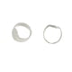 thumbnail image 3 of 10 piezas de anillos de latón ajustables con engaste ovalado para cabujón, fornituras para joyería Plata, 3 of 6