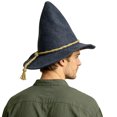 thumbnail image 3 of Witch Wizard Hat for Adults Halloween Felt Pointed Cone Hat Vintage Scarecrow Costume Accessory for Women Men, 3 of 5
