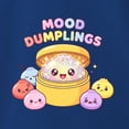 thumbnail image 3 of Wild Bobby Mood Dumplings Kawaii Cute Dim Sum Emotional Dumpling Graphic | Unisex Novelty T-Shirt | Anime Food Lover Gift for Her Him Kids Toddler Crew Graphic T-Shirt, 3 of 6